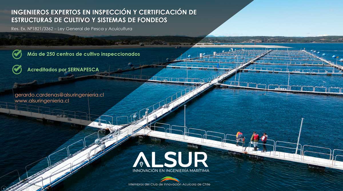 Inspección estructuras cultivos acuícolas 2023 ALSUR, Consultores Acuícolas